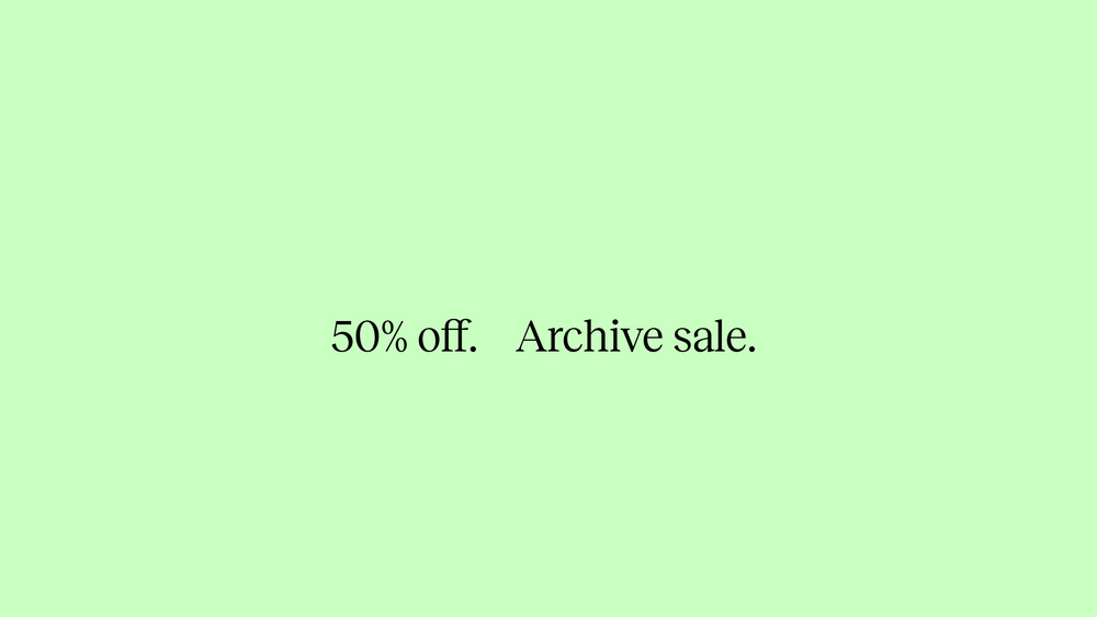 Archive sale